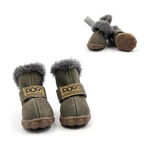 100% Cotton Dog Booties Dog Boots Happy Paws Green Small