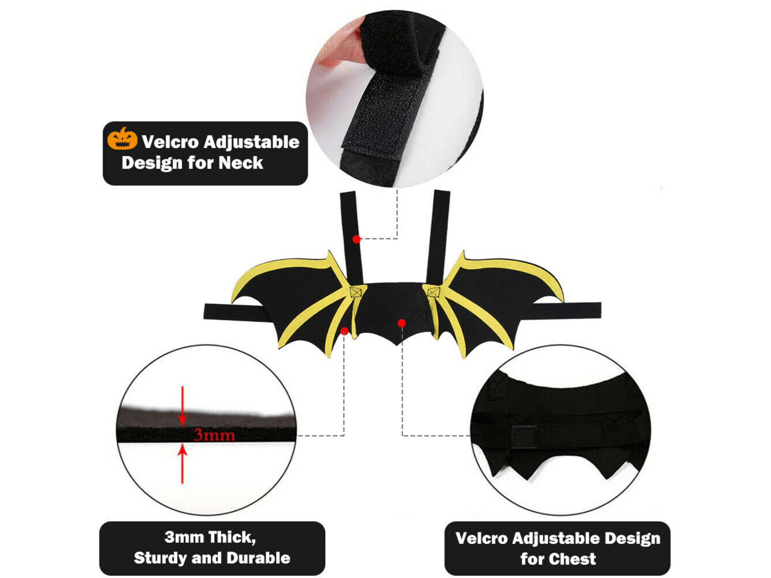 Bat Wings Costume Dog Apparel Happy Paws Online