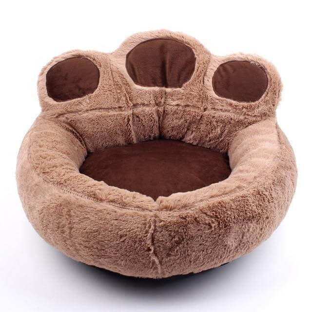 Bear Paw Bed Beds Happy Paws Brown Medium 