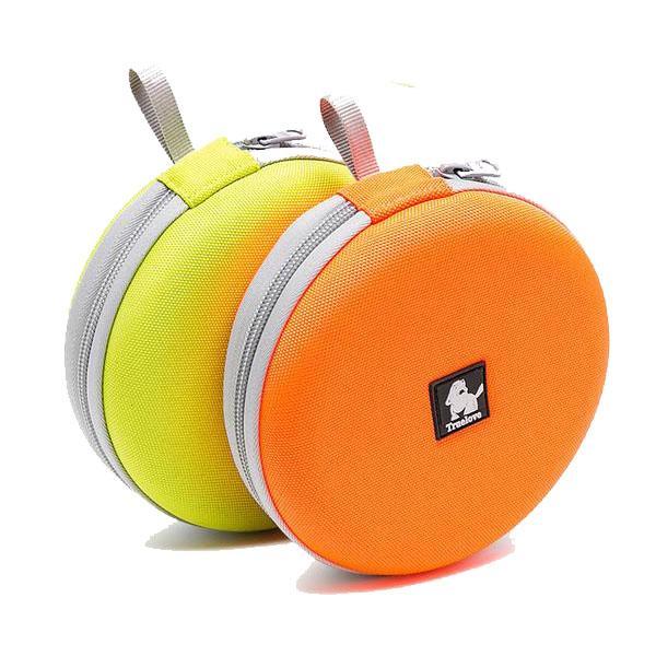 Dual Travel Bowl Frisbee bowl Happy Paws