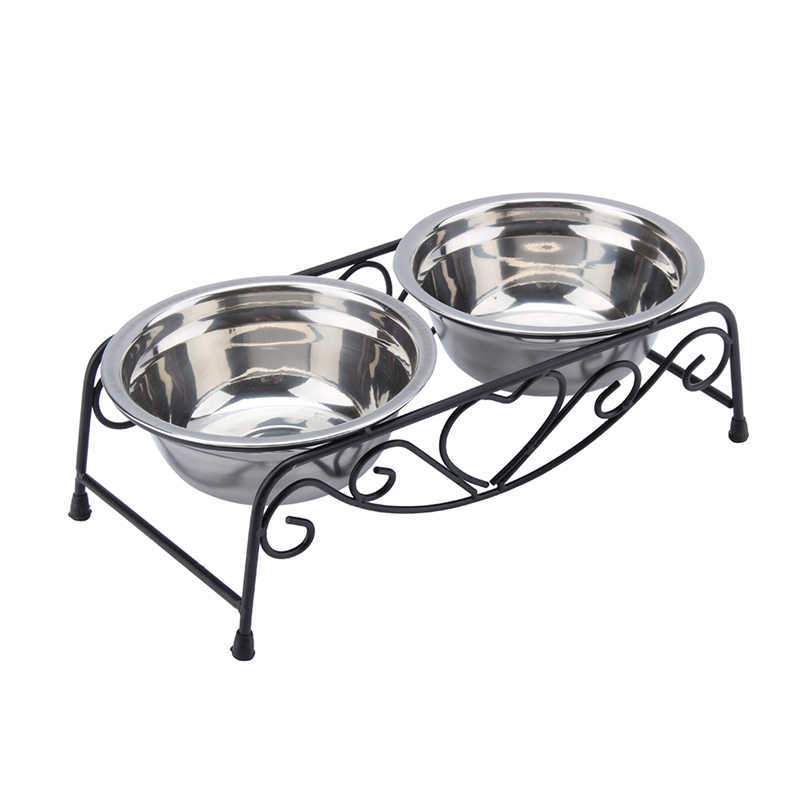 Elegant Stainless Steel Bowls Feeding bowl Happy Paws