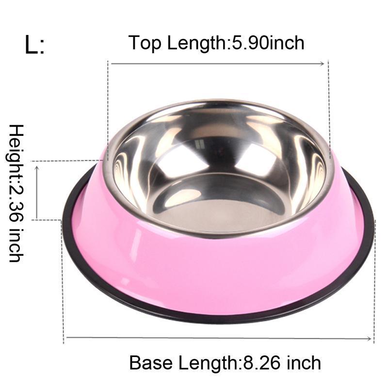 Funky Stainless Steel Bowls Feeding bowl Happy Paws 