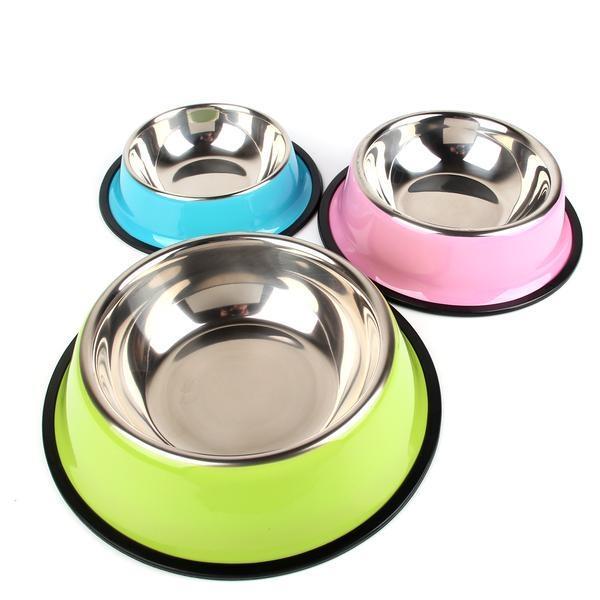 Funky Stainless Steel Bowls Feeding bowl Happy Paws