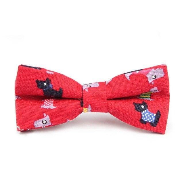 Hand crafted Bow Ties Mens Bow Tie Happy Paws 4 