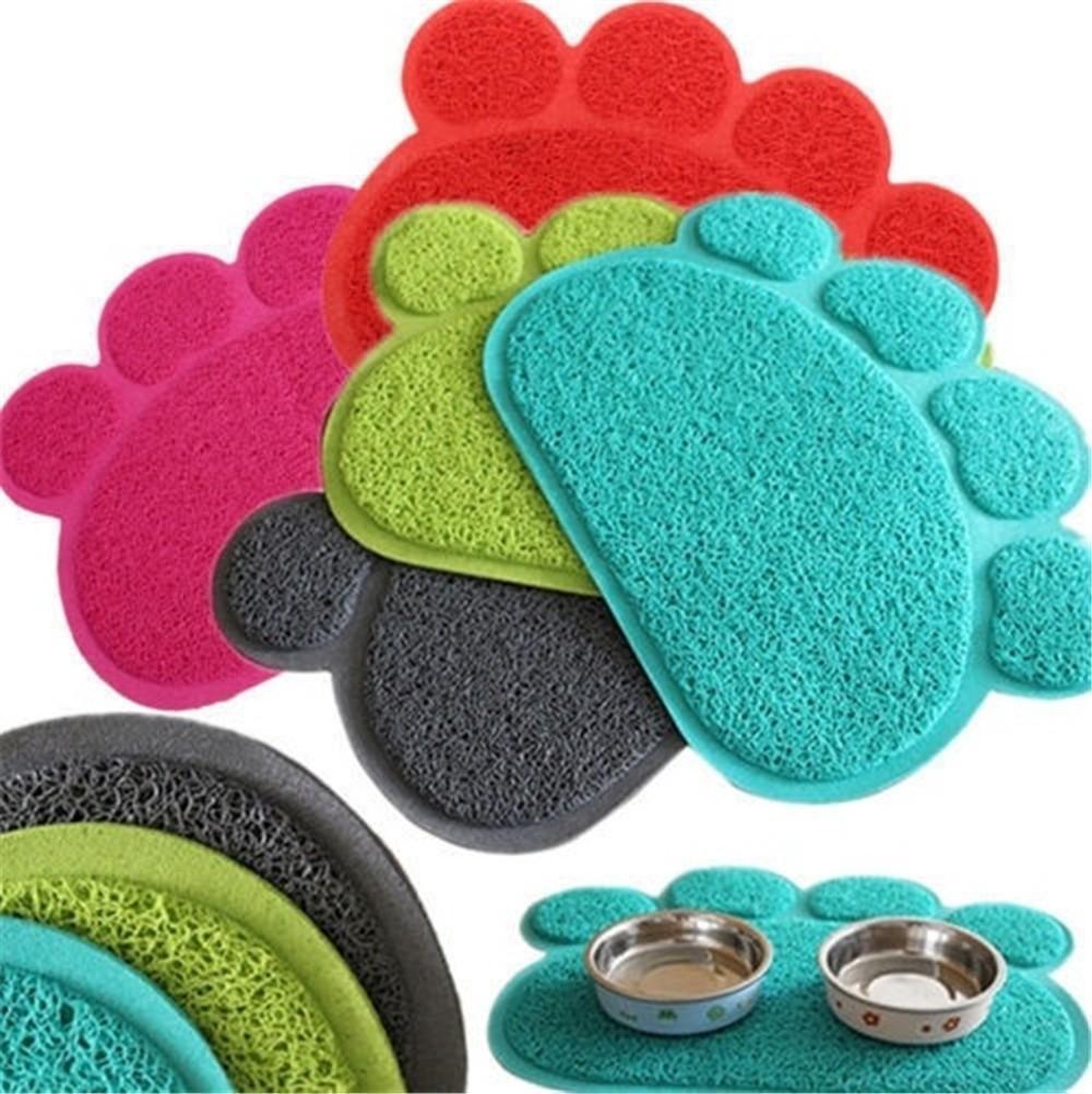 Paw Shaped Bowl Mat Mat Happy Paws