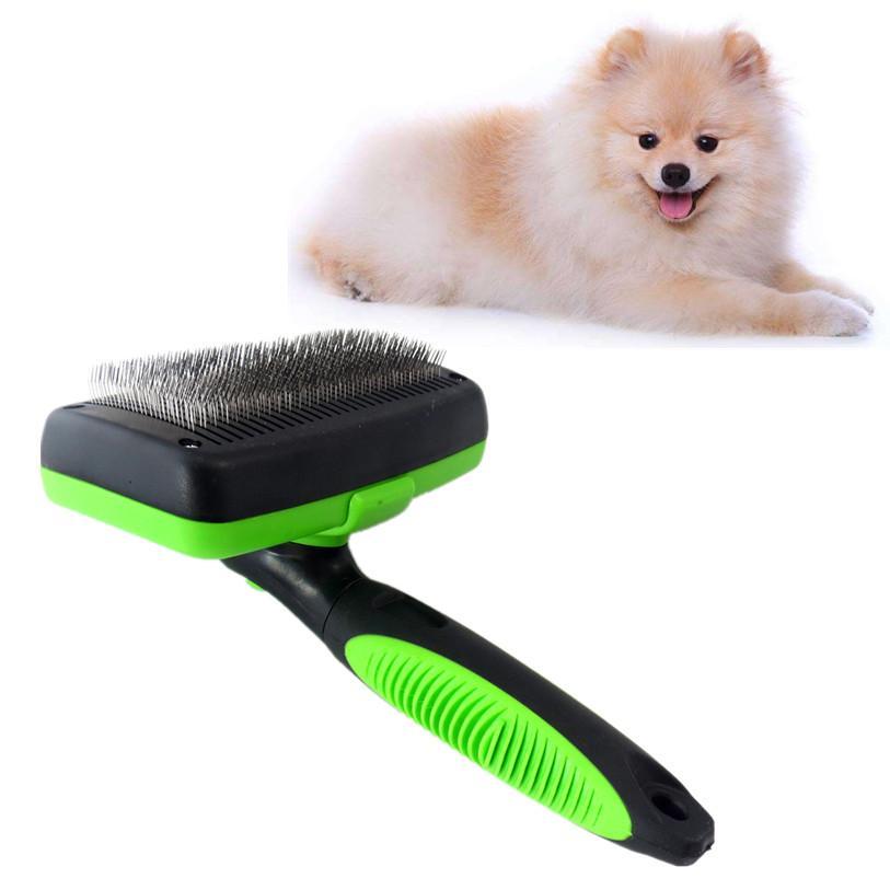 Rotating Groom Tool Dog Brush & Comb Happy Paws 