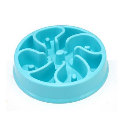 Slow Feeder Bowl Feeding bowl Happy Paws Blue
