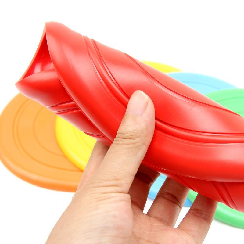Soft Silicone Frisbee Dog Frisbee Happy Paws