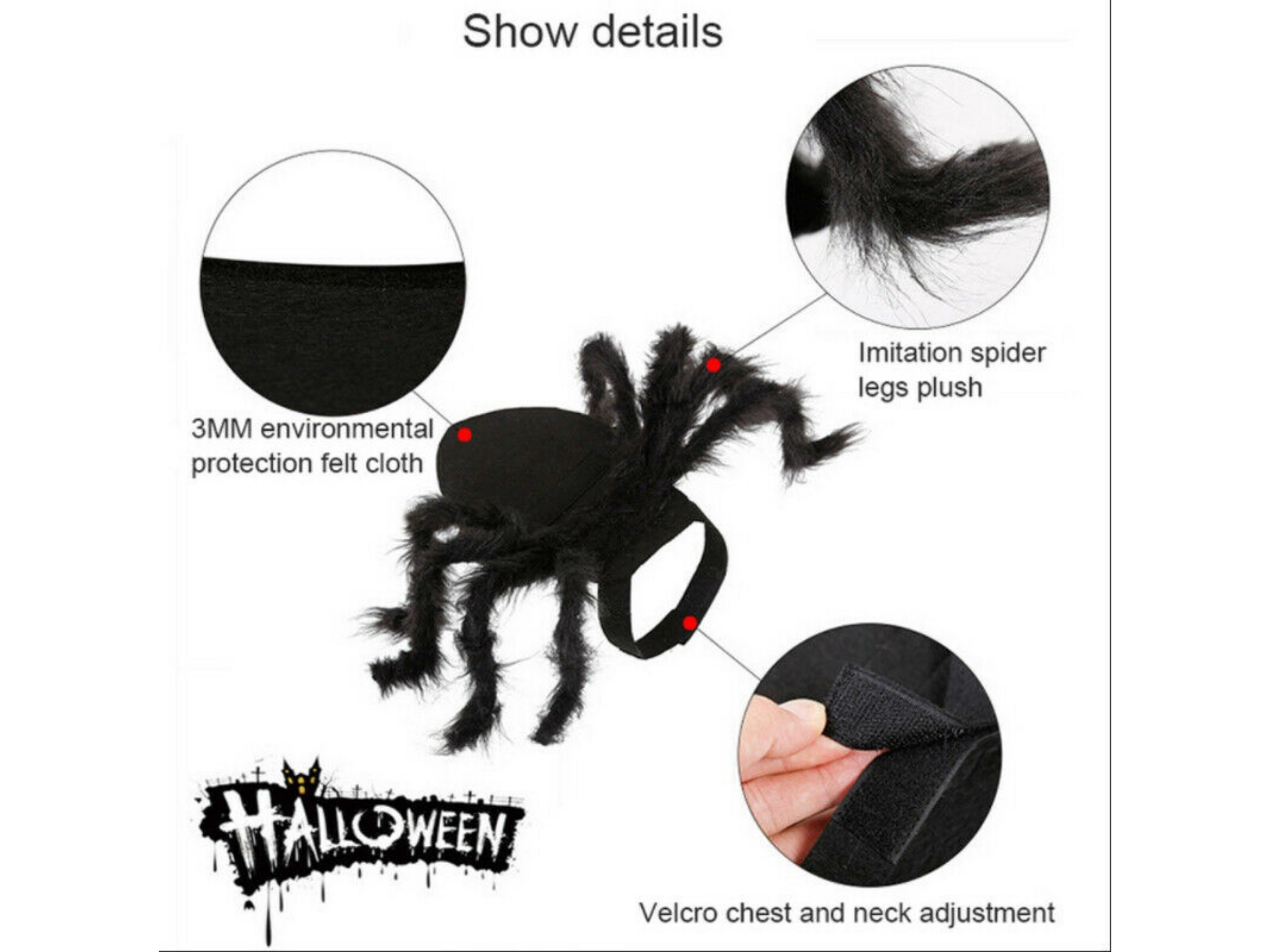 Spider Costume Dog Apparel Happy Paws Online