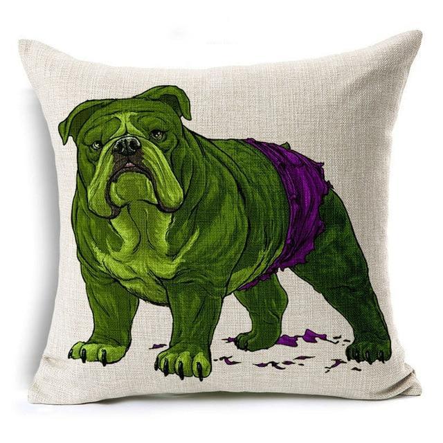 Superhero Dog Art Cushion Covers Dog Cushion Covers Happy Paws 1 