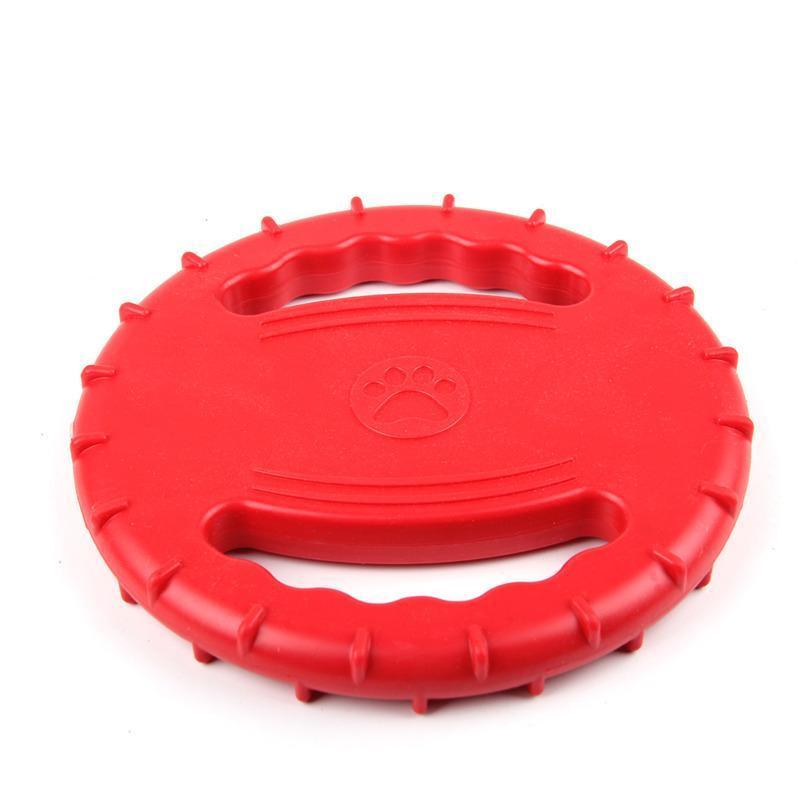 Water Sports Frisbee Dog Frisbee Happy Paws Red 