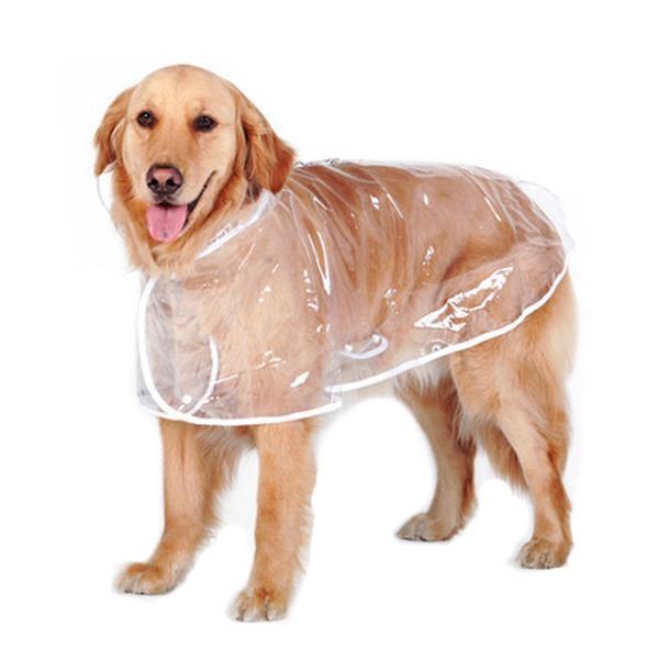 Waterproof Transparent Raincoat Dog Raincoat Happy Paws 