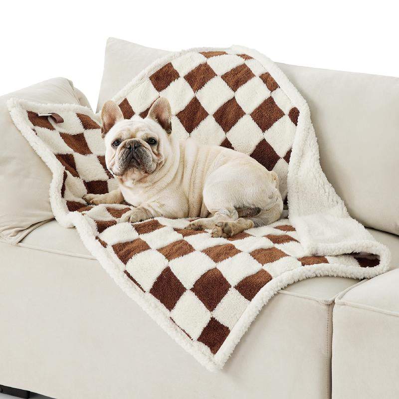 Lesure Waterproof Calming Pet Blanket -Ultra-Soft and Warm with a Waterproof Layer, for Indoors and Outdoors,Tailor-Made for Dogs, Cats, and Kittens