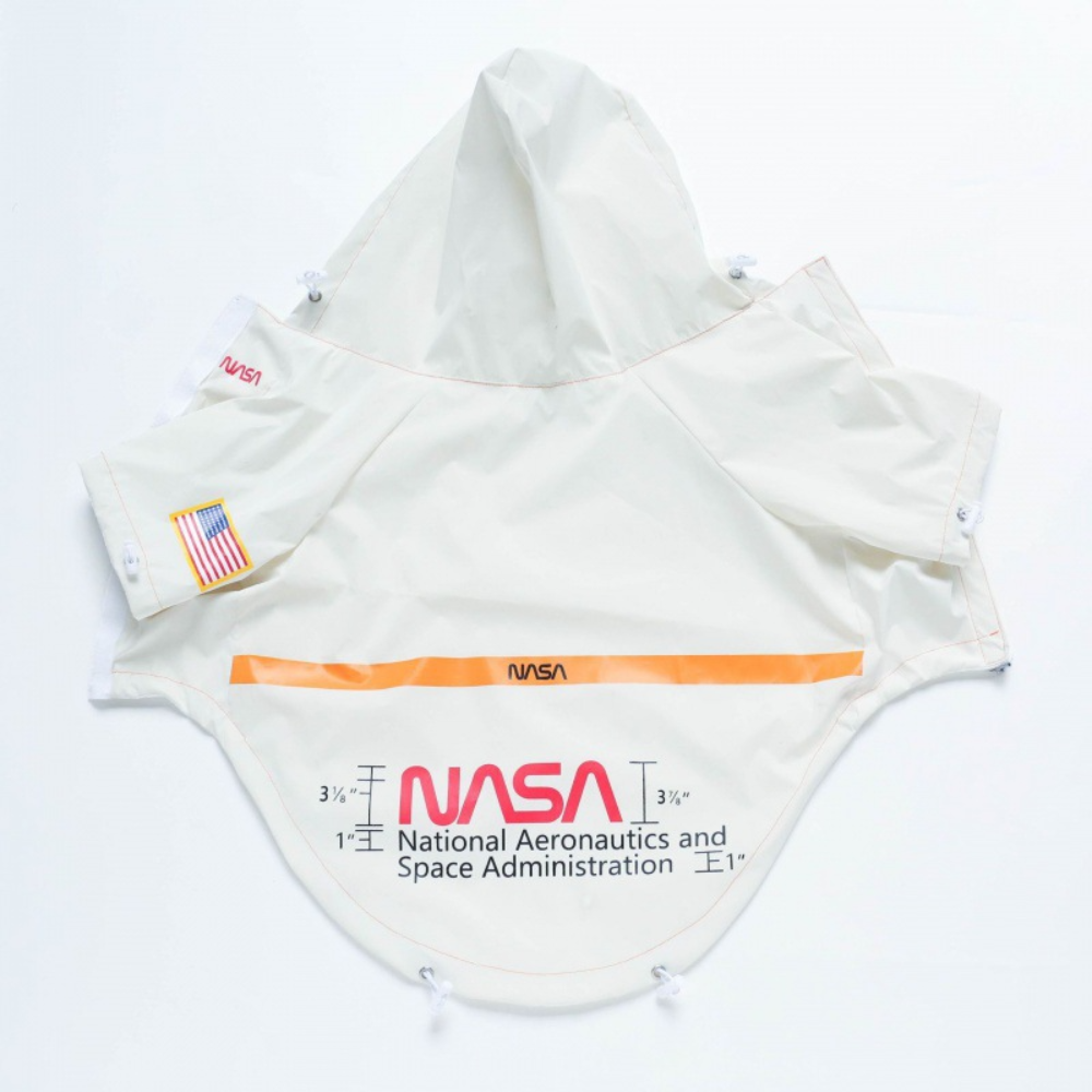 Nasa Waterproof Dog Raincoat