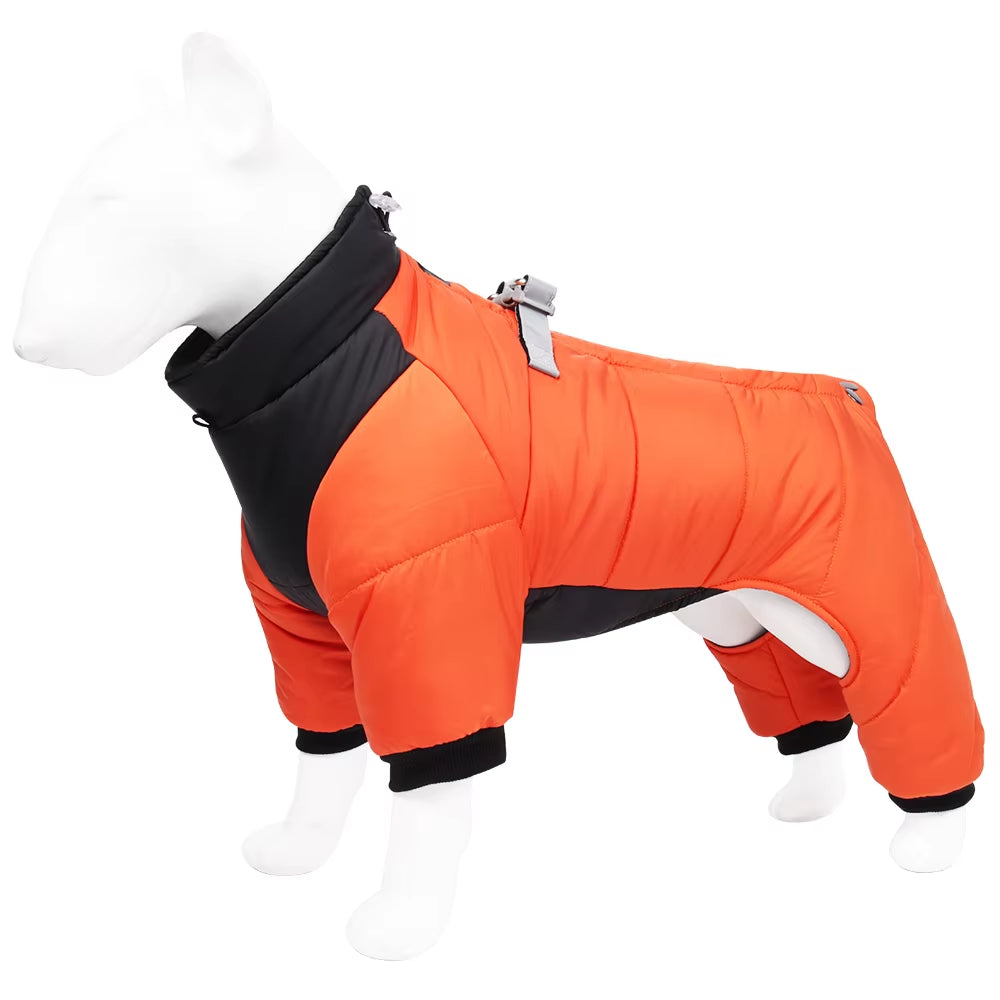 Waterproof Dog Jumpsuit Coat Winter Pet Dog Clothes Warm Puppy Cotton Jacket for Small Medium Dogs Pug Chihuahua Costume Bulldog
