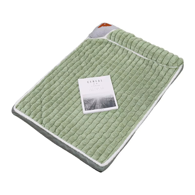Cross-Border New Arrival Sleeping Dog Mat Winter Warm Removable Washable Kennel Mattress Pet Supplies Large Dog Dog Bed
