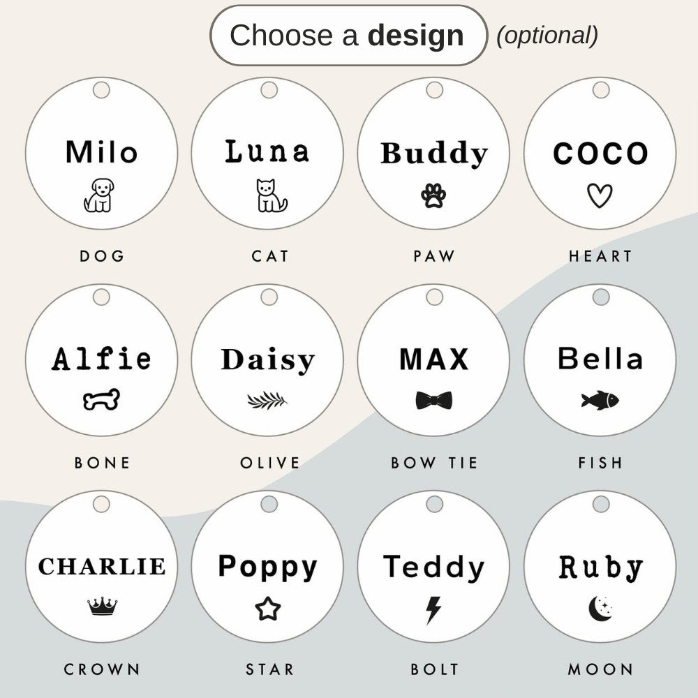 Étiquette nominative gravée personnalisée