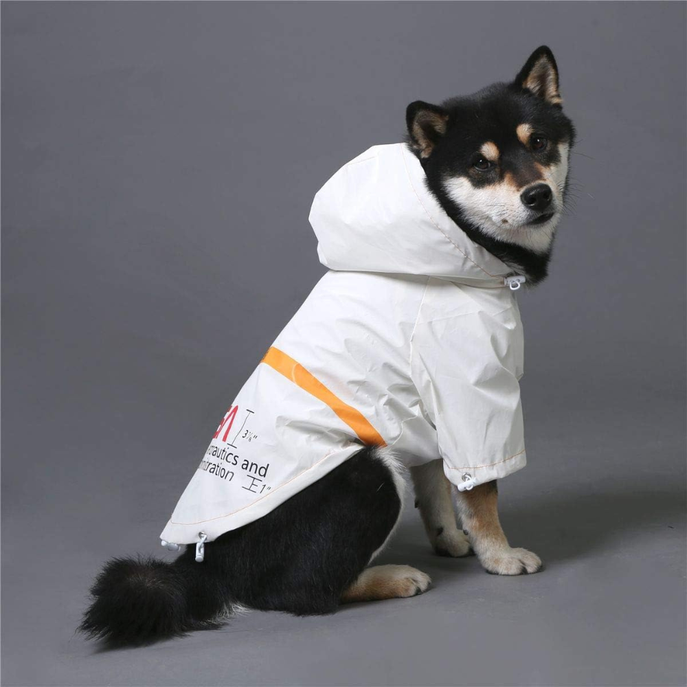 Nasa Waterproof Dog Raincoat