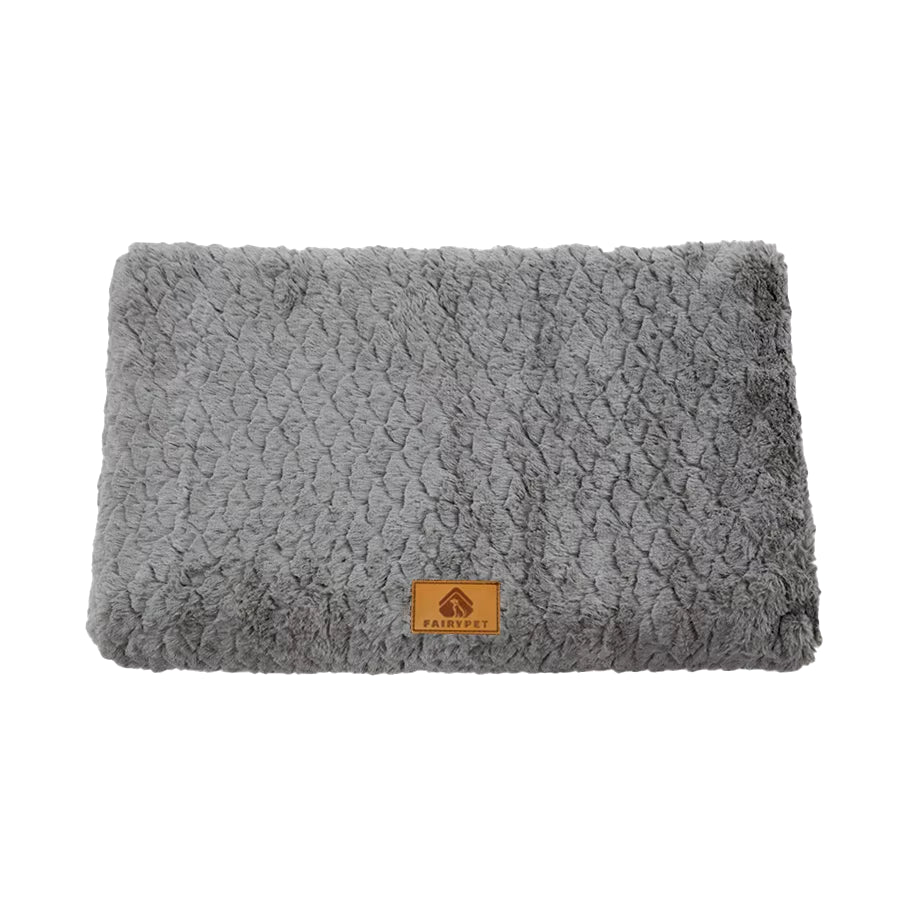 Short Plush Removable Washable Pet Bed, High Elasticity Non-Collapse Dog Bed, Suitable for Small and Medium Dogs and Cats
