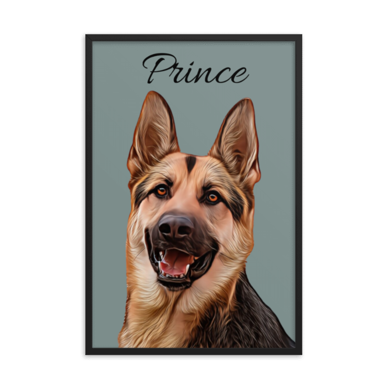 Retrato de mascota personalizado