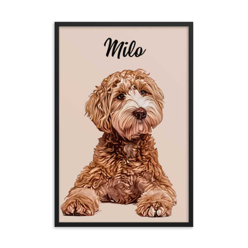 Retrato de mascota personalizado