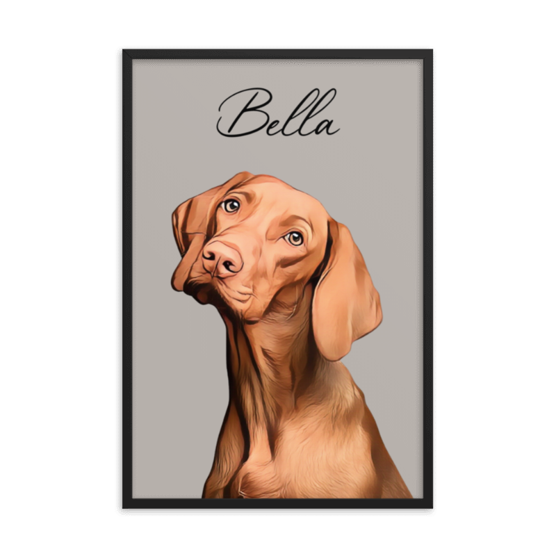 Retrato de mascota personalizado