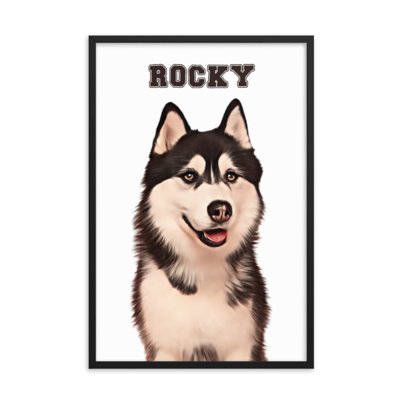 Retrato de mascota personalizado