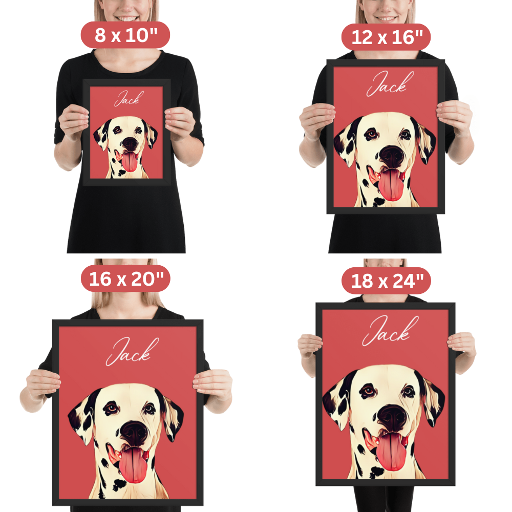 Retrato de mascota personalizado
