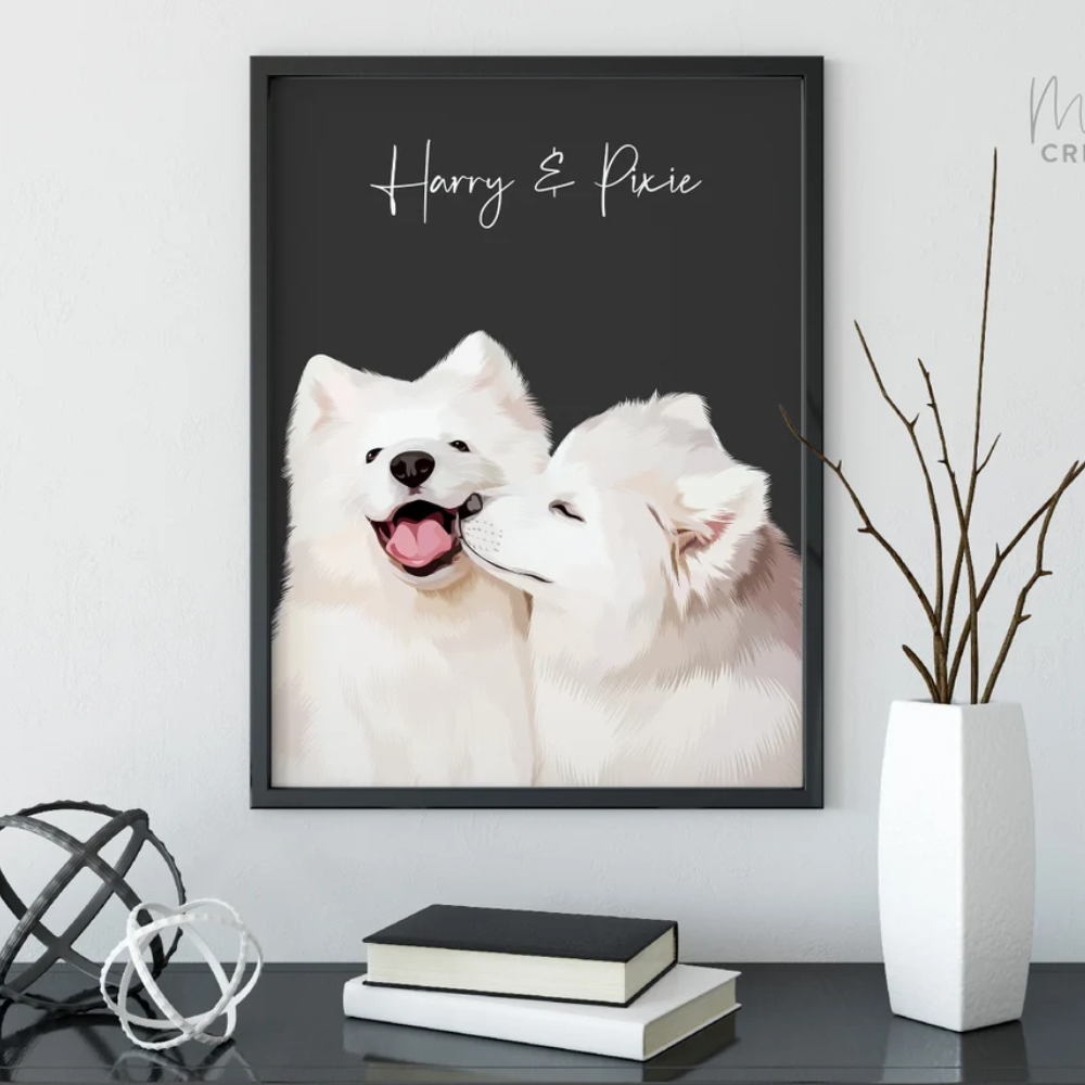 Personalised Pet Portrait - Poster & Digital Download