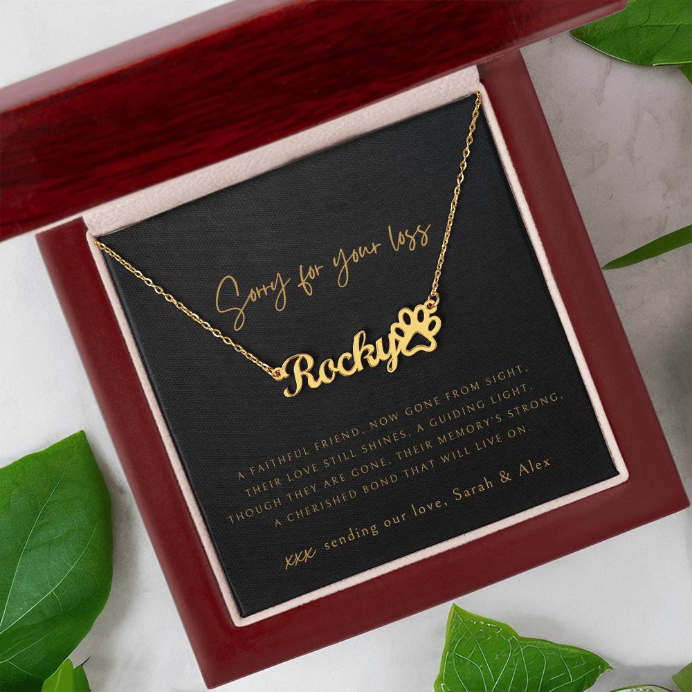 Personalised Dog Memorial Gift