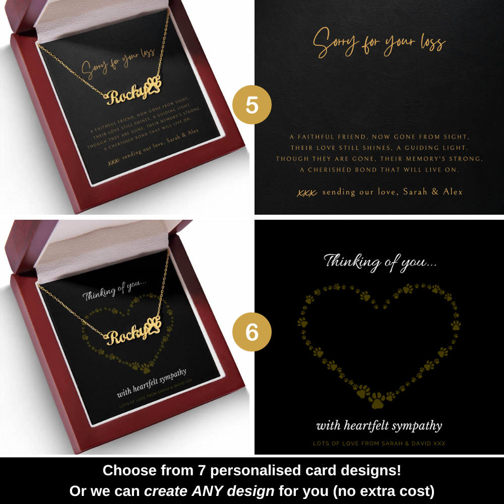 Personalised Dog Memorial Gift