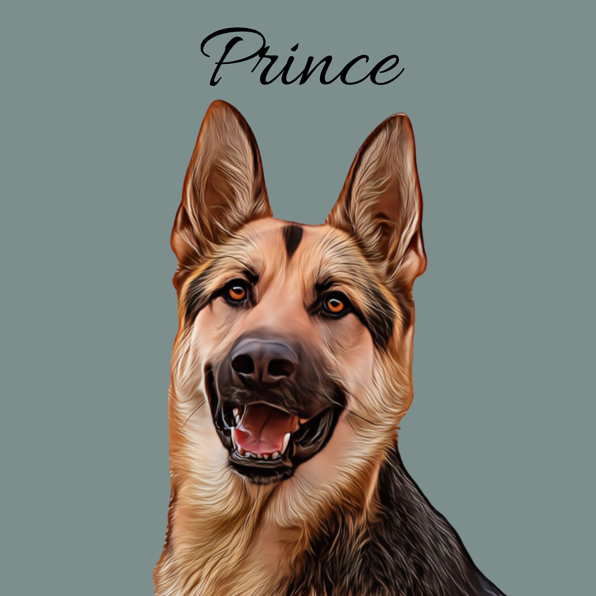 Retrato de mascota personalizado: póster y descarga digital