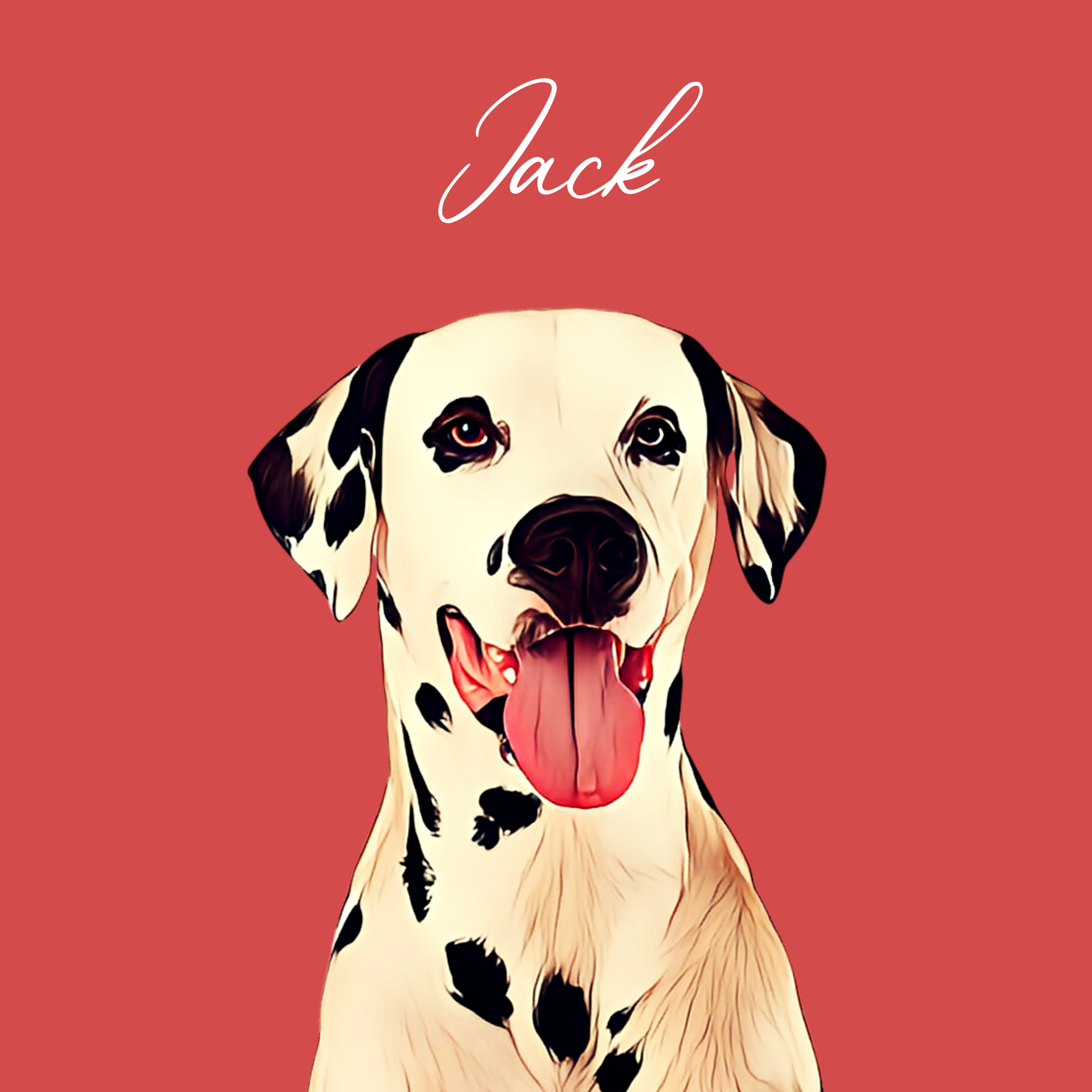 Retrato de mascota personalizado: póster y descarga digital
