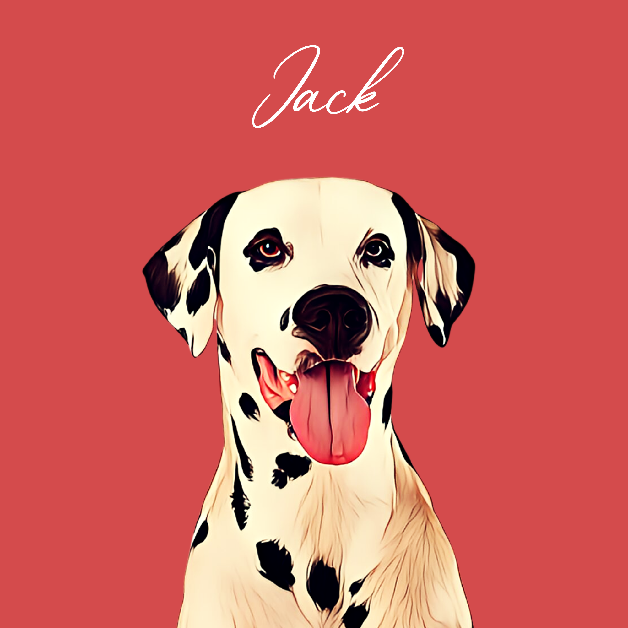 Personalised Pet Portrait - Poster & Digital Download