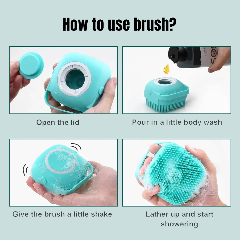 Soft Silicone Bath Brush