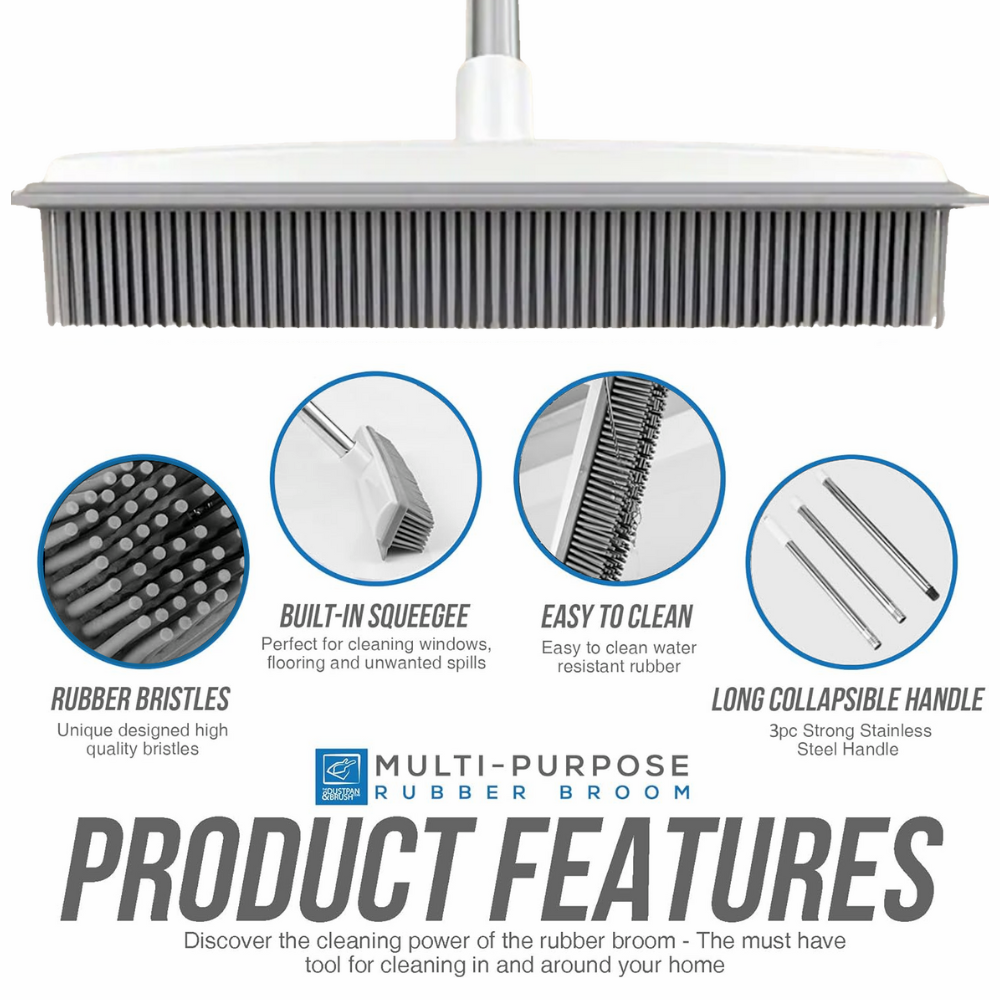 FurFighter Rubber Broom