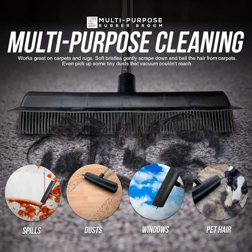 FurFighter Rubber Broom