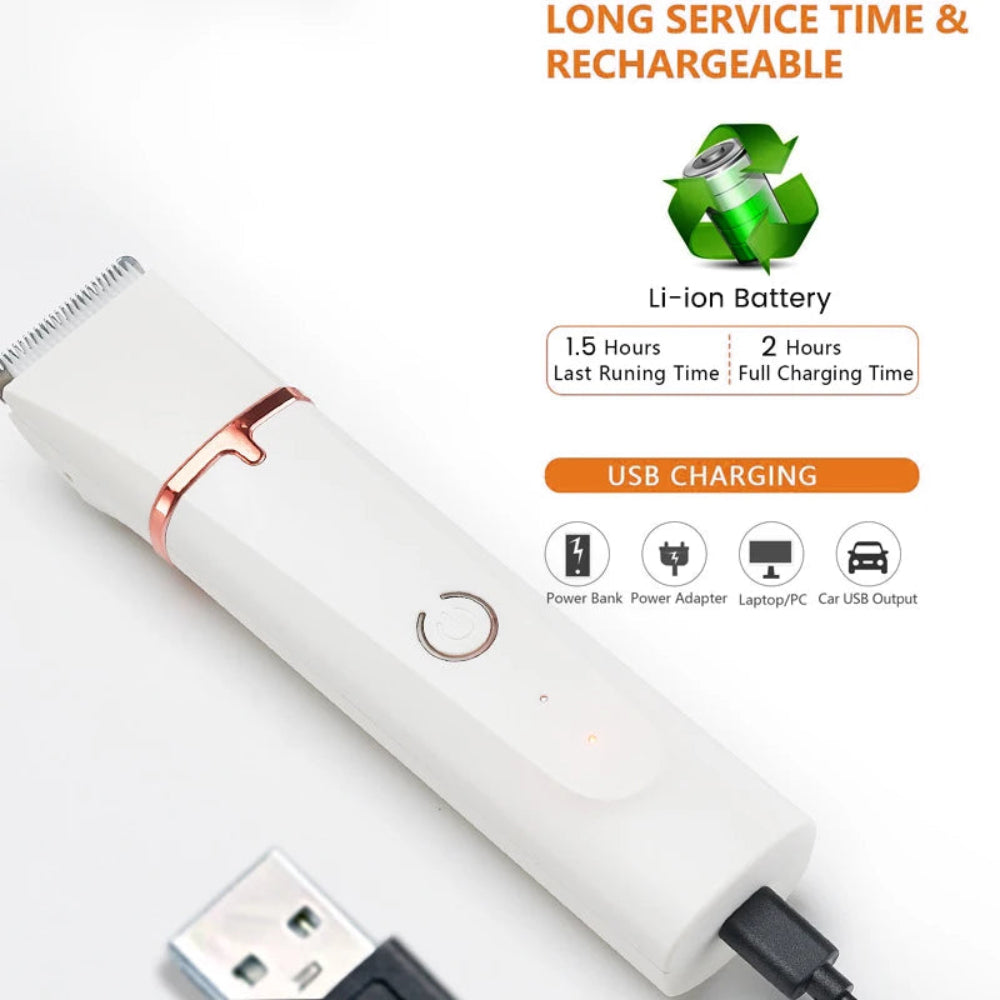 4-in-1 Electric Pet Hair Trimmer & Grooming Kit