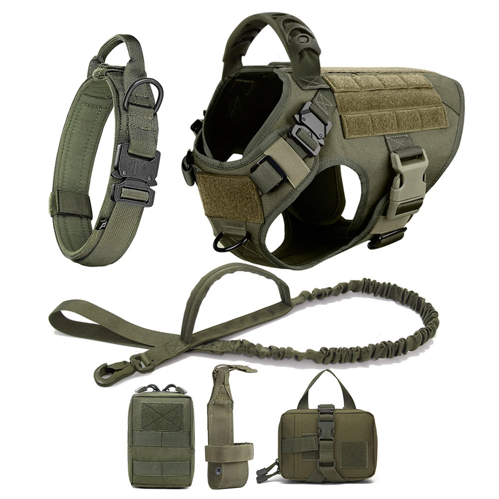 MOLLE Dog Harness Set