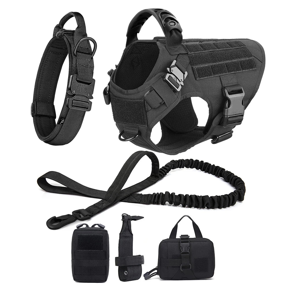 MOLLE Dog Harness Set