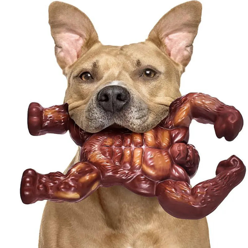 Gorilla Dog Chew Toy for Aggressive Chewers