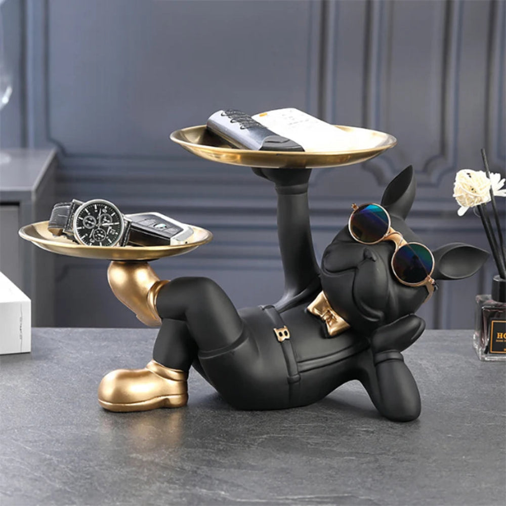 Cool Bulldog Figurine Decor