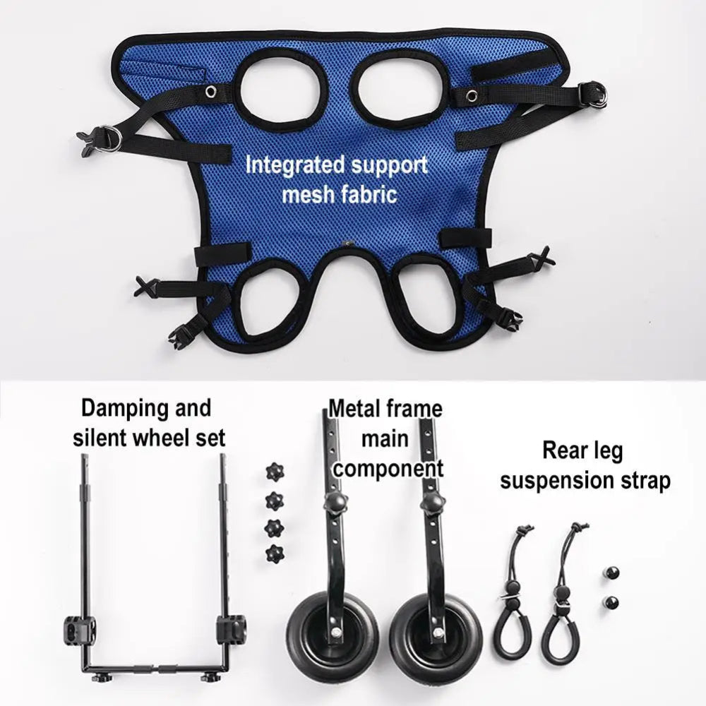 Adjustable Pet Wheelchair for Hind Leg Mobility