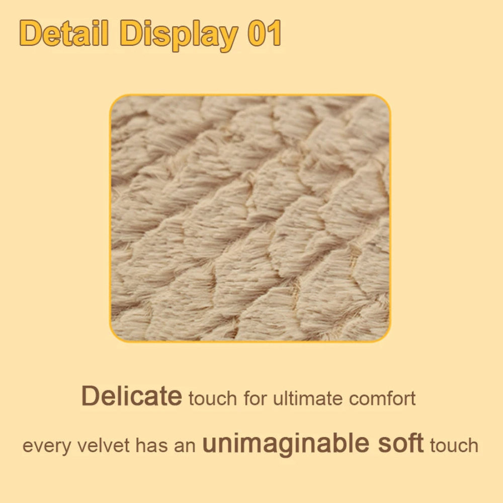 Soft & Washable Plush Pet Bed