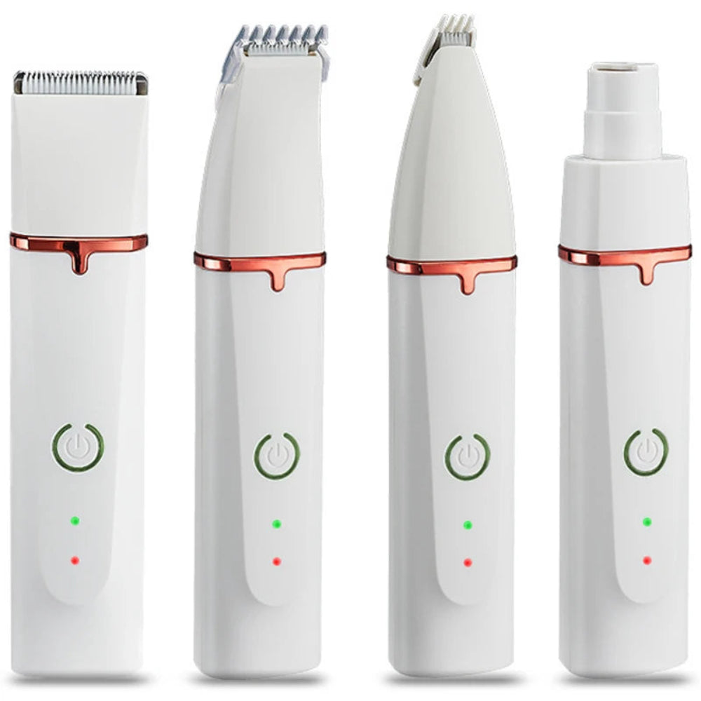 4-in-1 Electric Pet Hair Trimmer & Grooming Kit