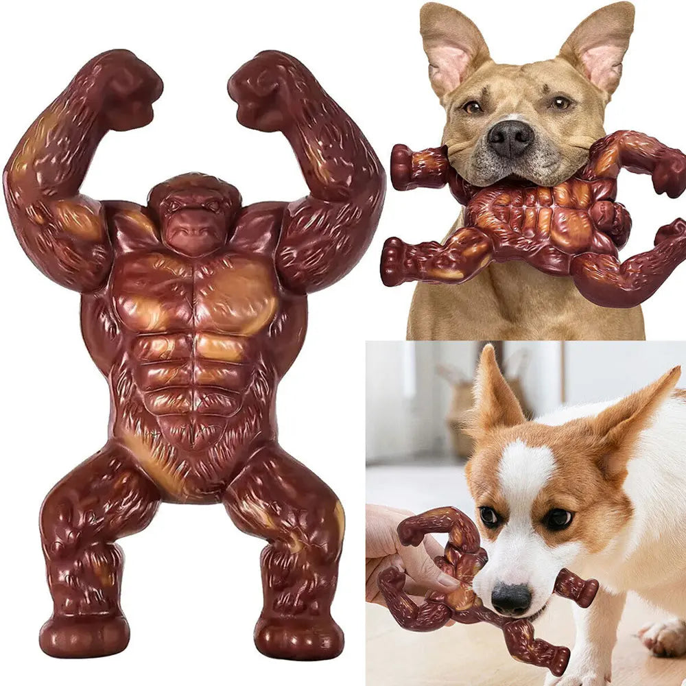 Gorilla Dog Chew Toy for Aggressive Chewers