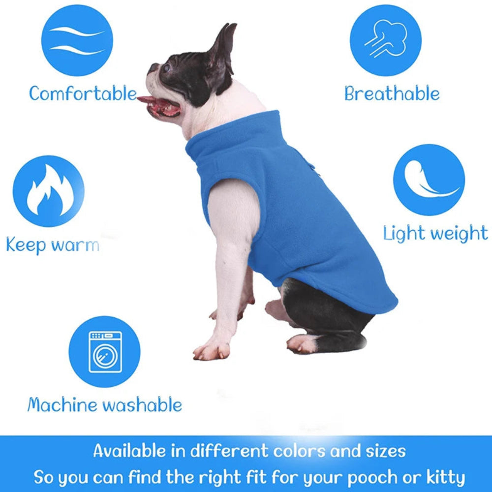 Winter Fleece Dog Coat