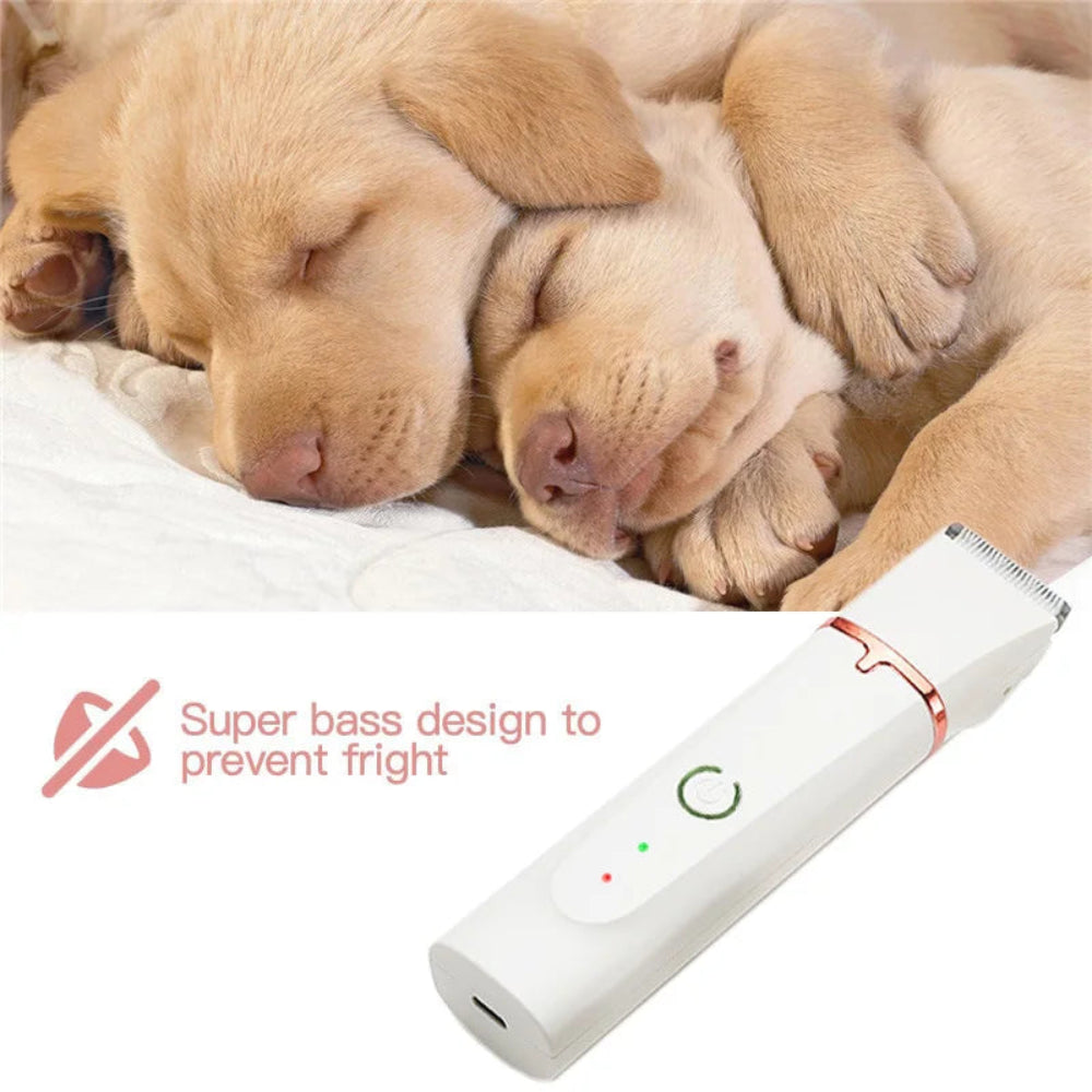 4-in-1 Electric Pet Hair Trimmer & Grooming Kit