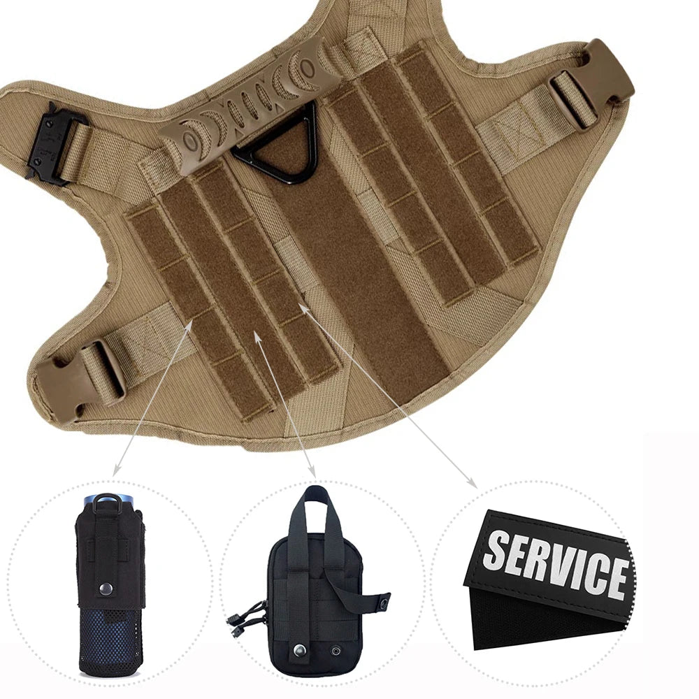 MOLLE Dog Harness Set
