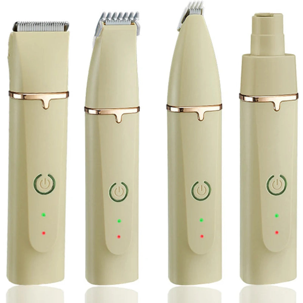 4-in-1 Electric Pet Hair Trimmer & Grooming Kit